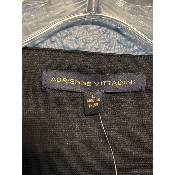 Adrienne Vittadini Fur Cuffs Cardigan Large - Picture 5 of 7